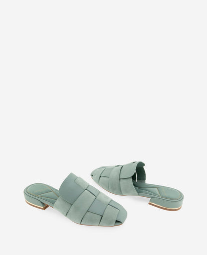 Faina Leather Fisherman Slide Sandal