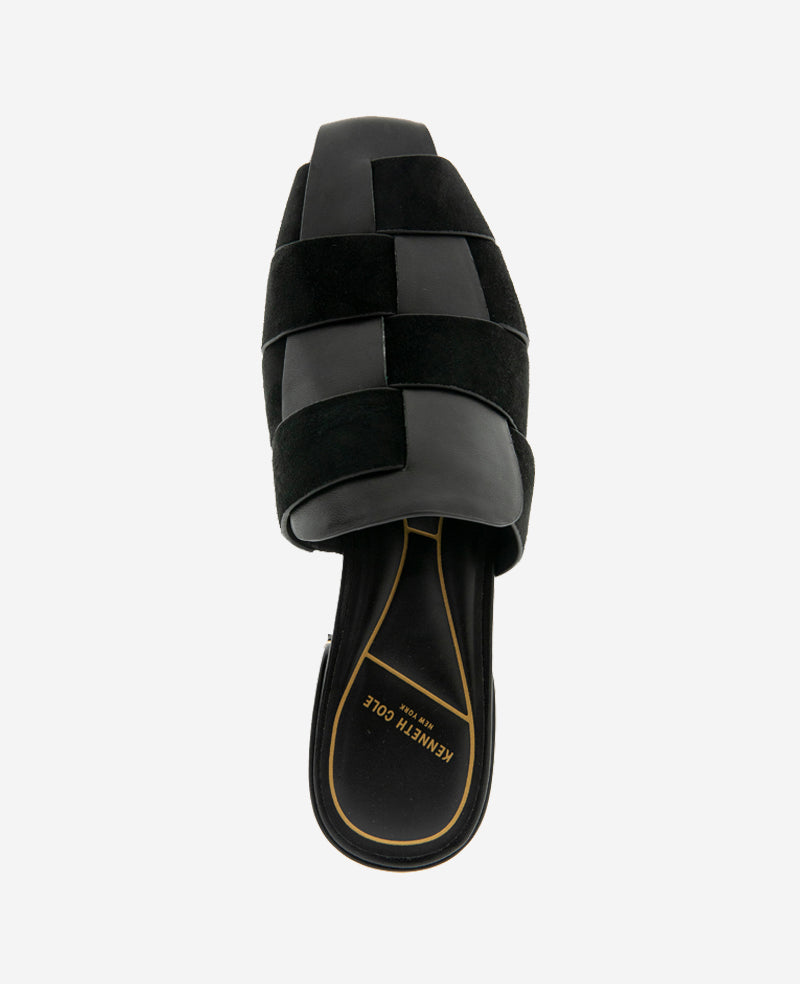 Faina Leather Fisherman Slide Sandal