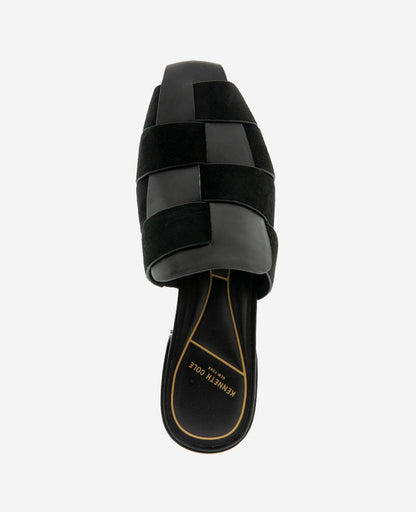Faina Leather Fisherman Slide Sandal