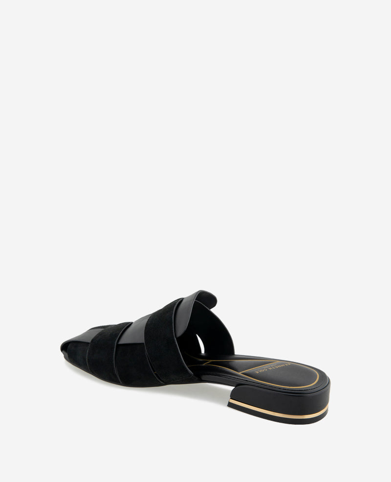 Faina Leather Fisherman Slide Sandal