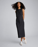 Flannel Midi Sheath Dress