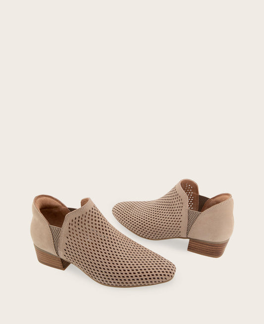 GENTLE SOULS - Fran Perforated Nubuck Double Gore Bootie