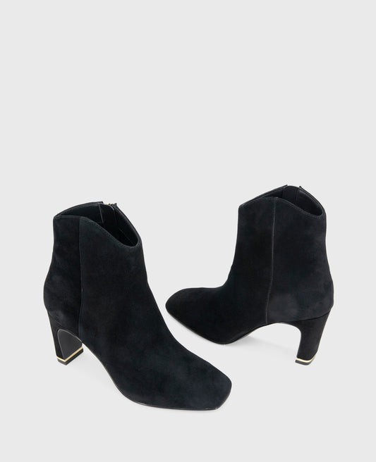 Grizelda Suede Heel Boot