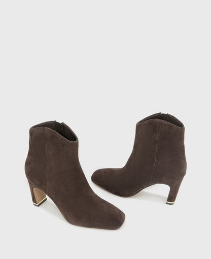 Grizelda Suede Heel Boot