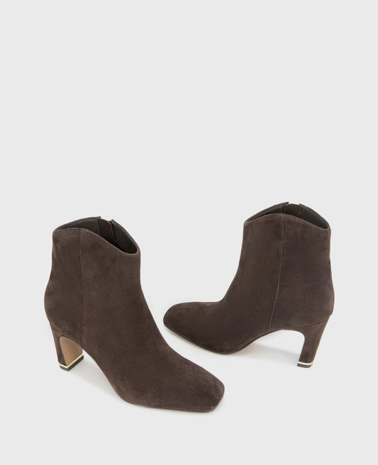 Grizelda Suede Heel Boot