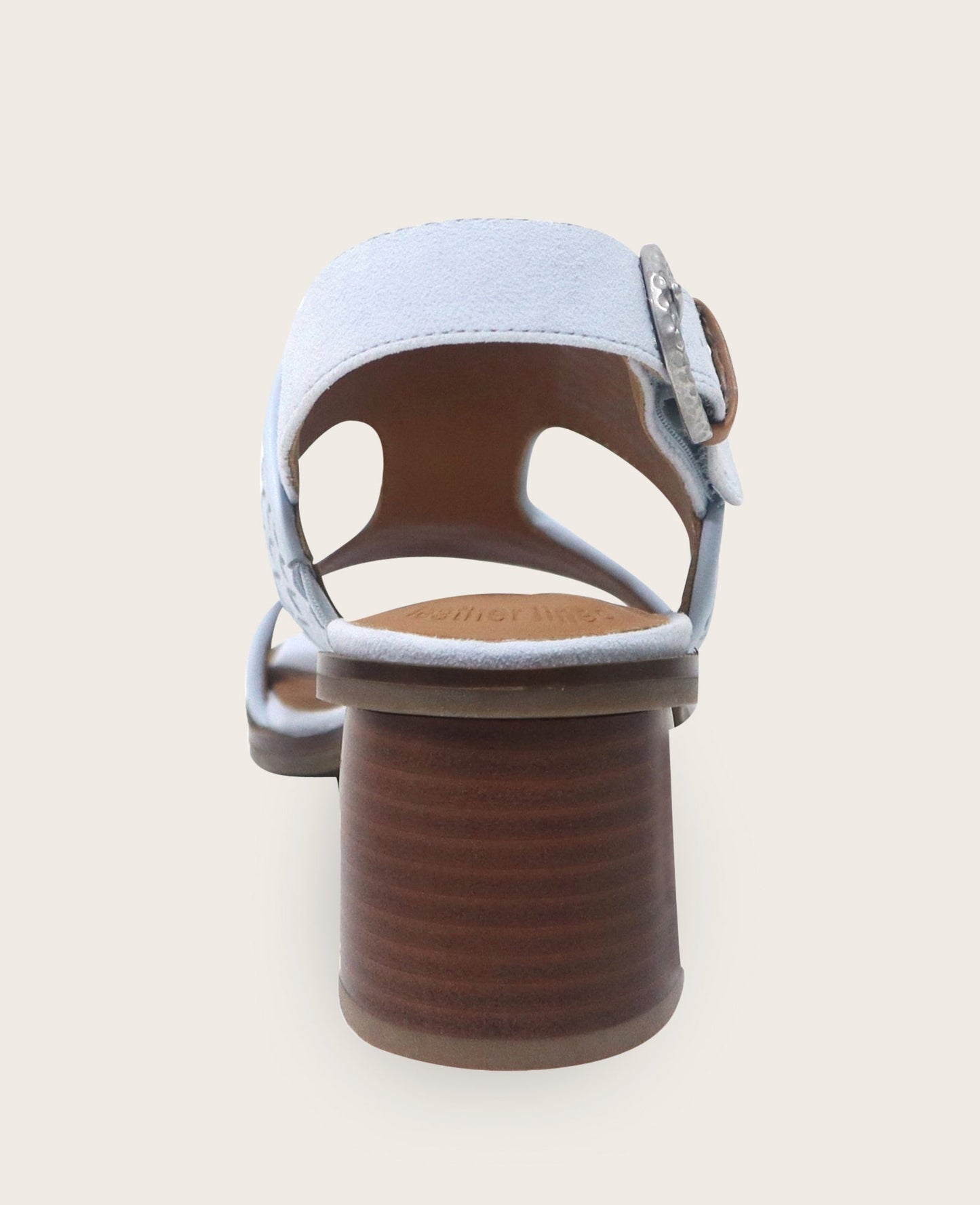 GENTLE SOULS - Manda Woven Leather Heel Sandal