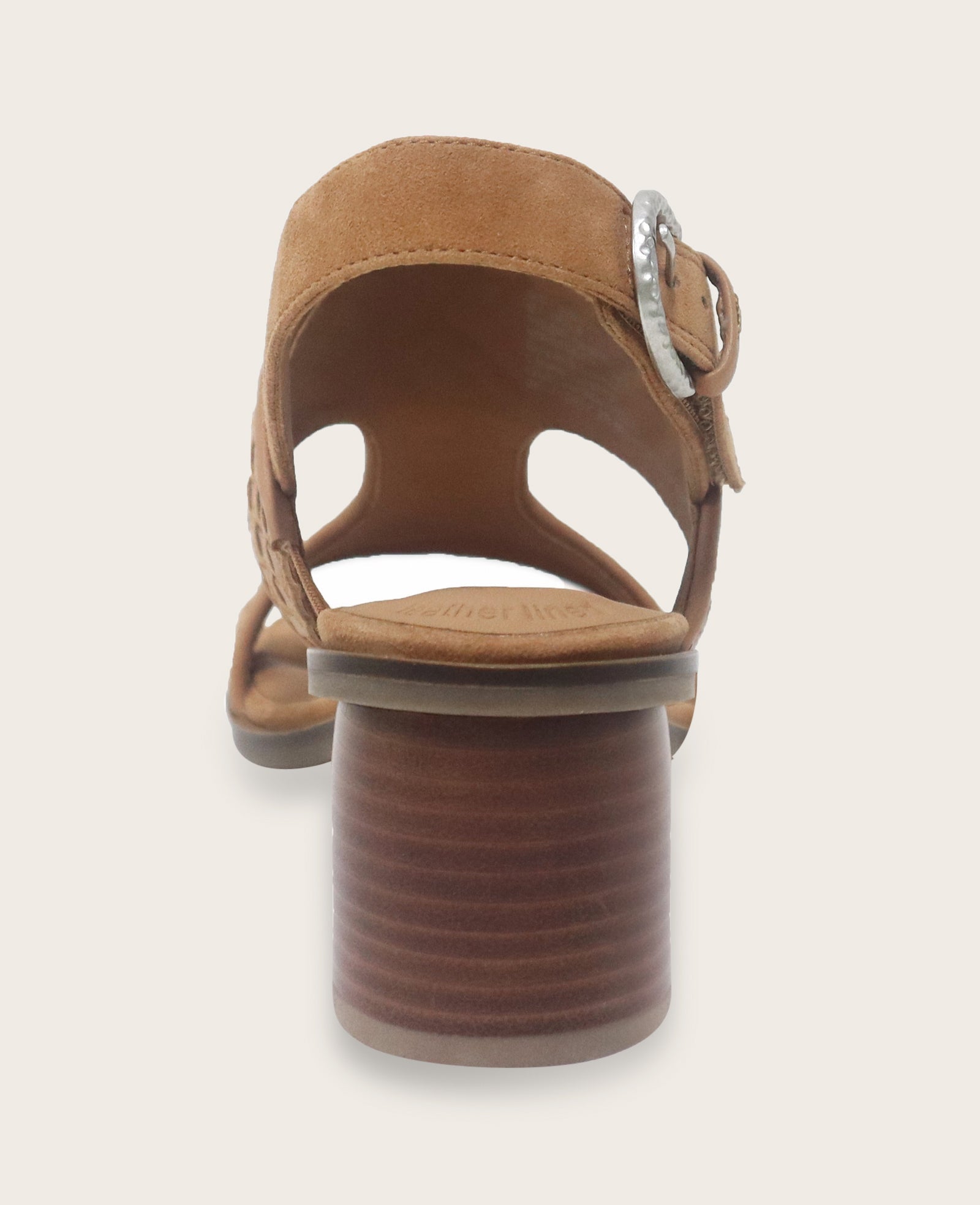 GENTLE SOULS - Manda Woven Leather Heel Sandal