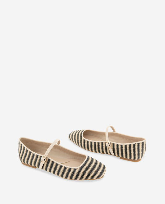 Jasper Raffia Ballet Flat