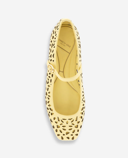 Jasper Perforated Leather Ballet Flat