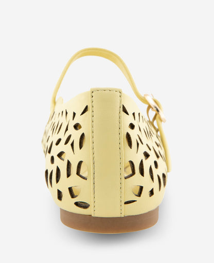 Jasper Perforated Leather Ballet Flat