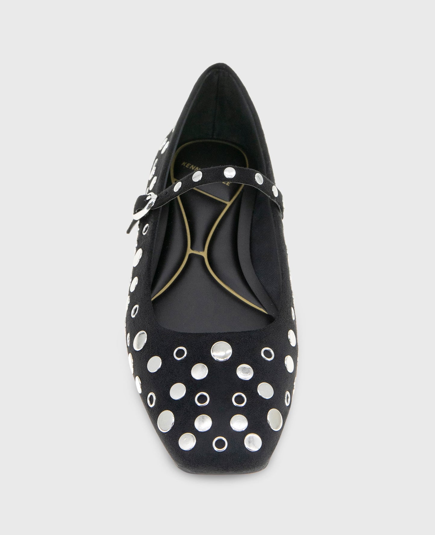 Jasper Suede Stud Ballet Flat