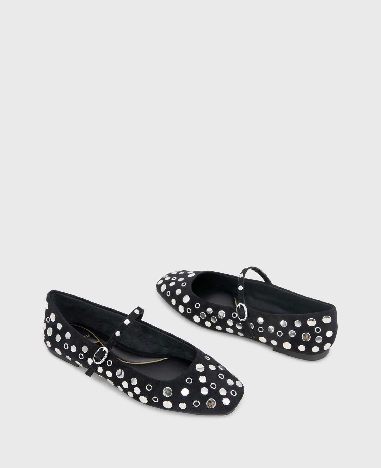 Jasper Suede Stud Ballet Flat