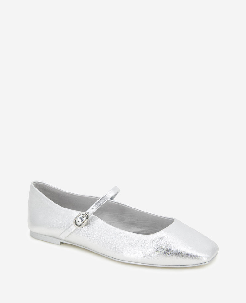 Jasper Metallic Leather Ballet Flat