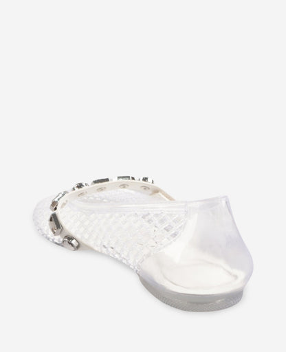 Jazzy Stone Embellished Ballet Flat