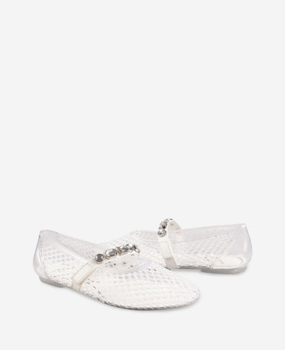 Jazzy Stone Embellished Ballet Flat