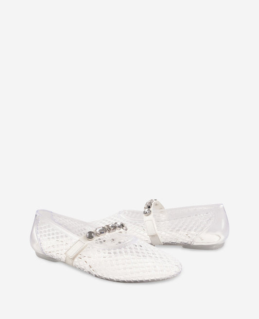 Jazzy Stone Embellished Ballet Flat