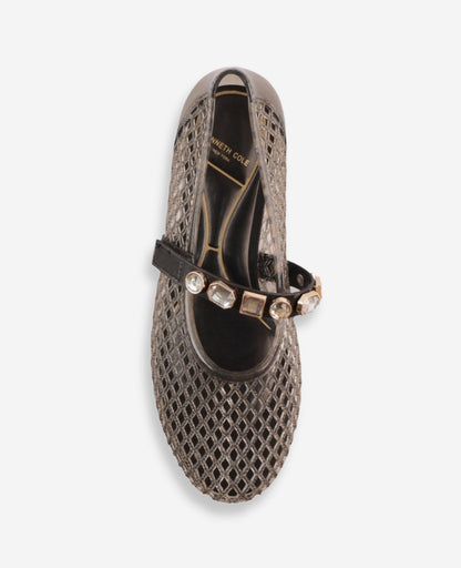 Jazzy Stone Embellished Ballet Flat