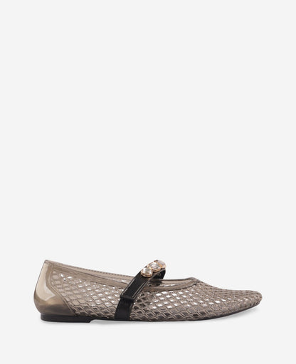 Jazzy Stone Embellished Ballet Flat