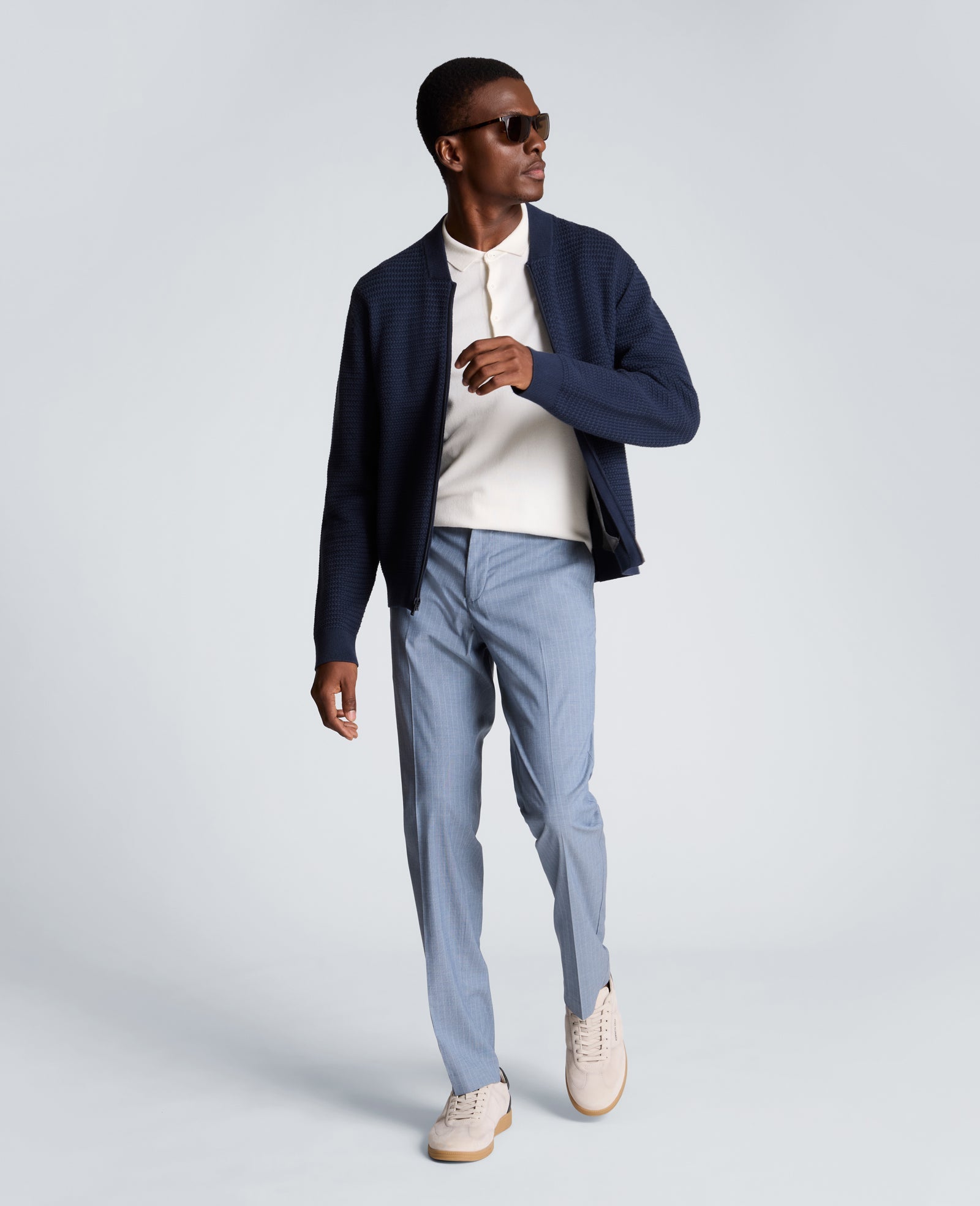 Short Sleeve Polo Sweater