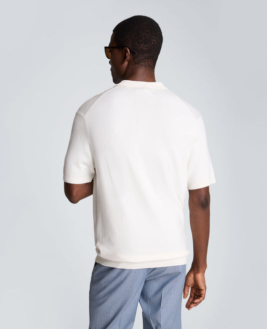 Short Sleeve Polo Sweater