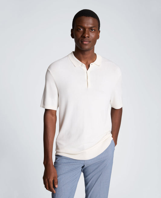 Short Sleeve Polo Sweater