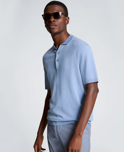 Short Sleeve Polo Sweater
