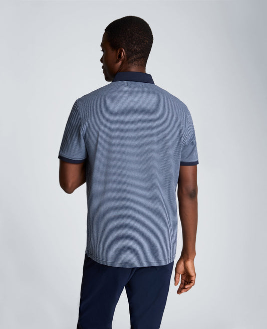 Contrast Placket Button Polo