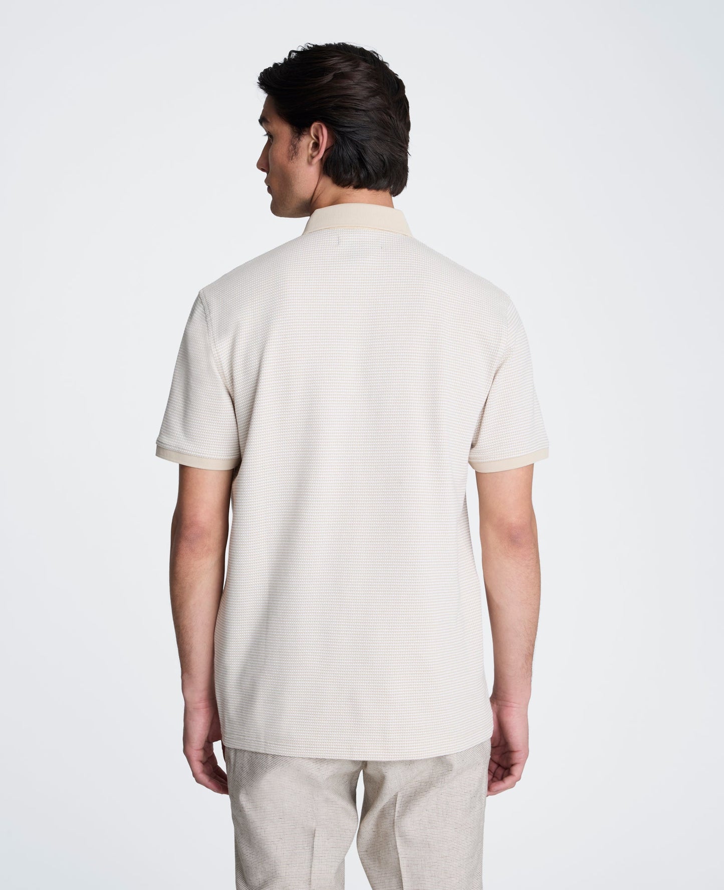 Contrast Placket Button Polo