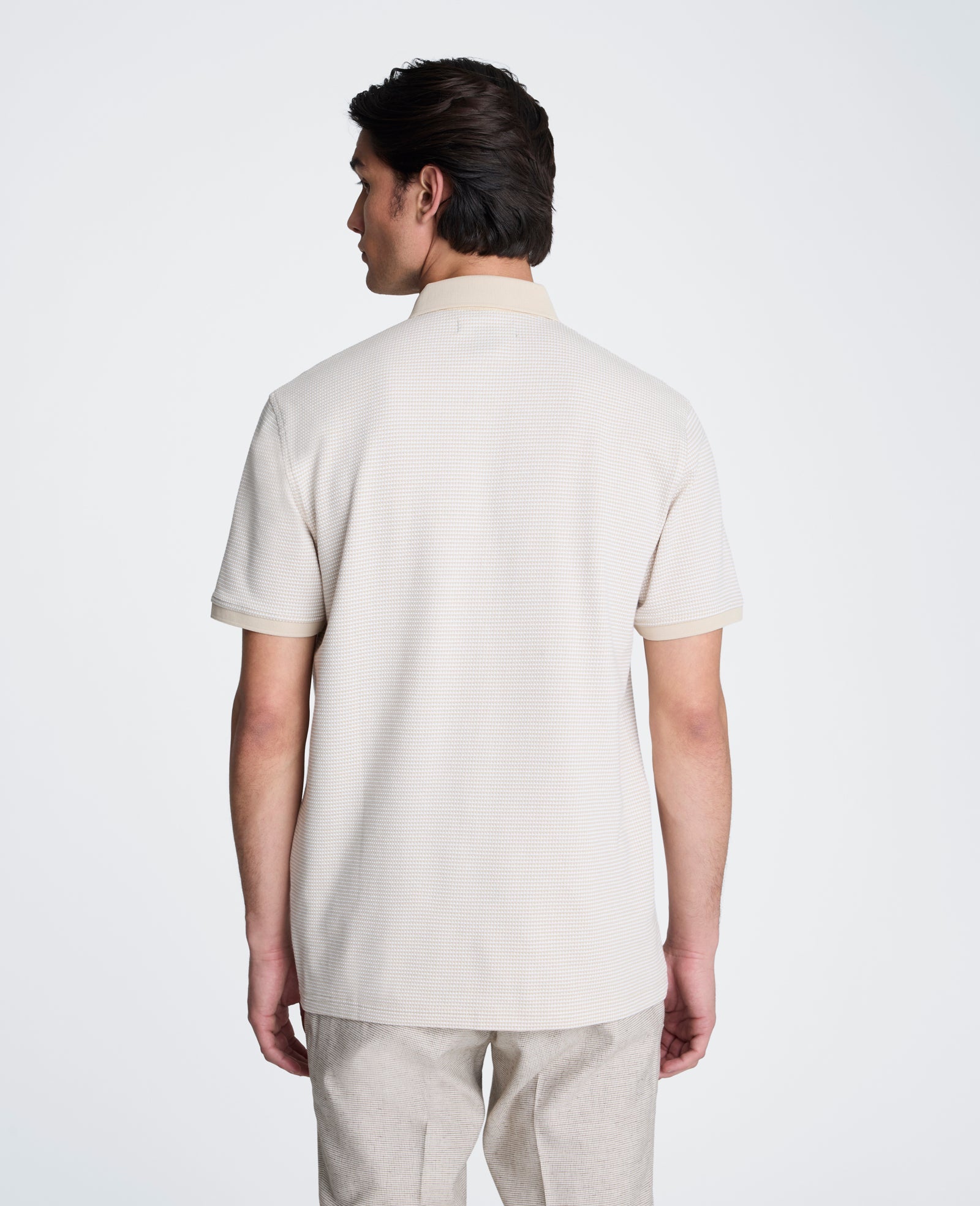 Contrast Placket Button Polo