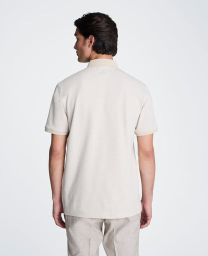 Contrast Placket Button Polo