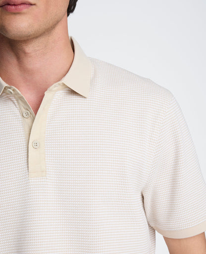 Contrast Placket Button Polo
