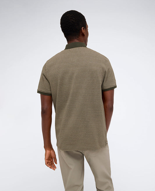Contrast Placket Button Polo