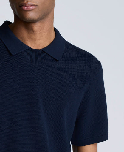 Short Sleeve Polo Sweater
