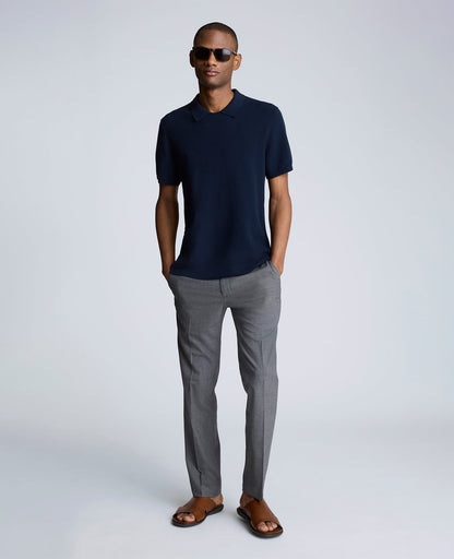 Short Sleeve Polo Sweater