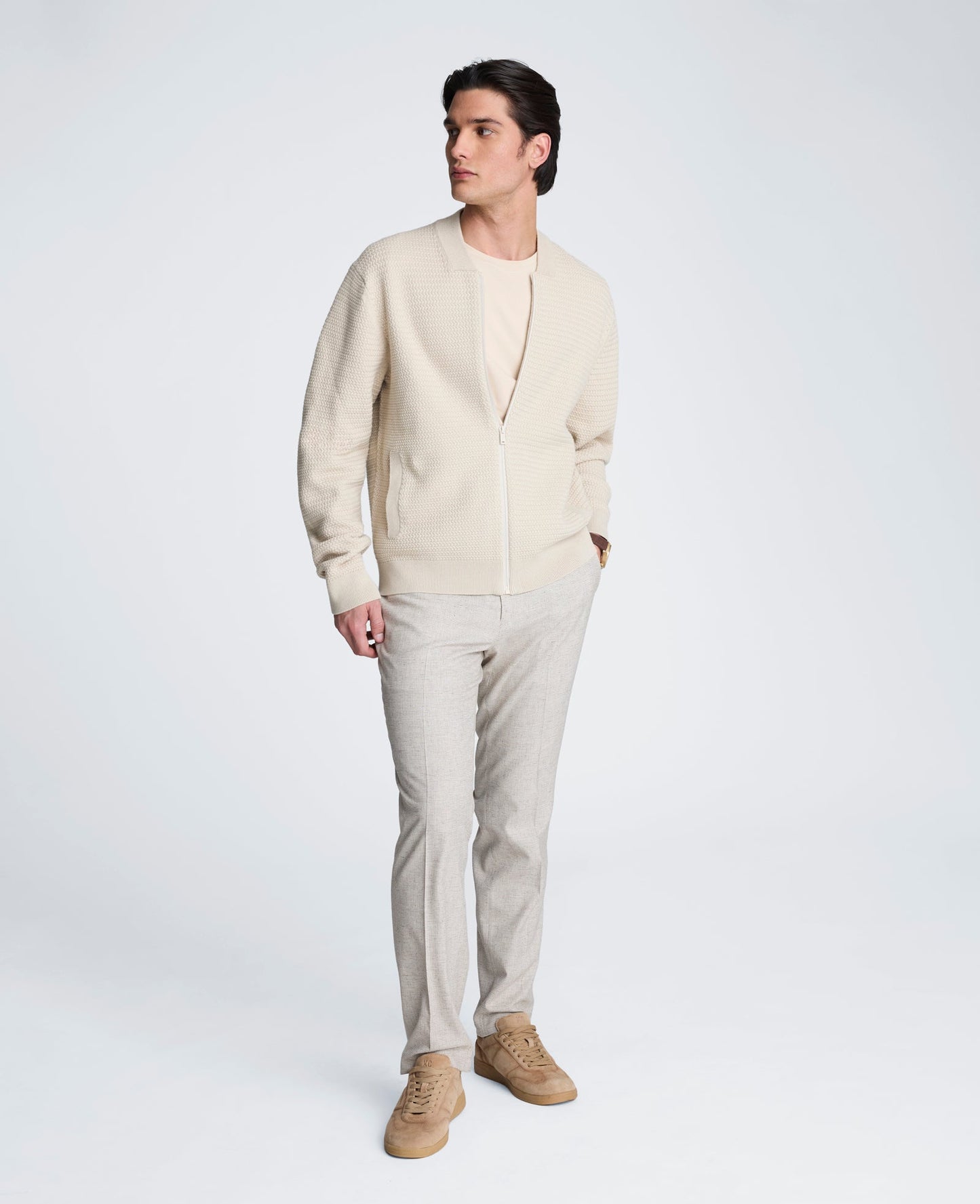 Sweater Bomber Jacket