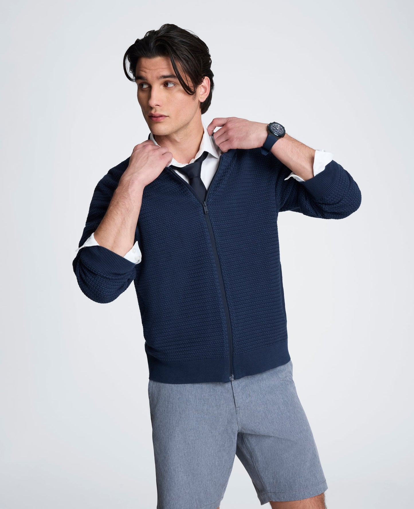 Sweater Bomber Jacket