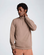 Hidden Placket Quarter Zip Sweater