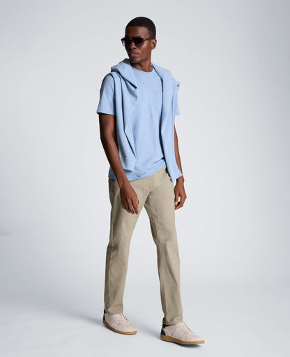 Crew Neck Tee with Pocket