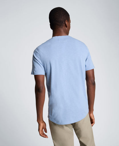 Crew Neck Tee with Pocket