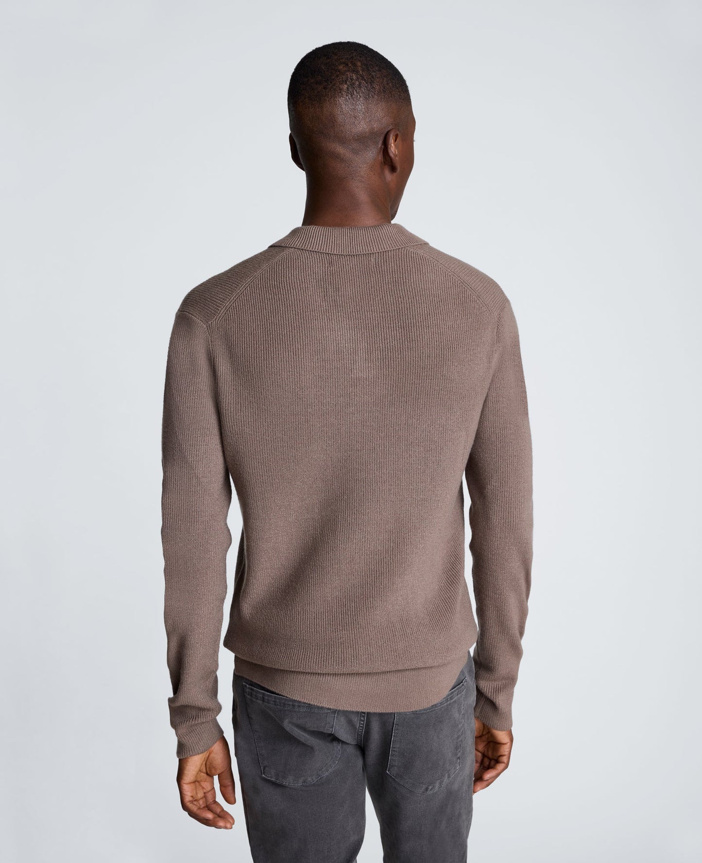 Long Sleeve Johnny Collar Polo