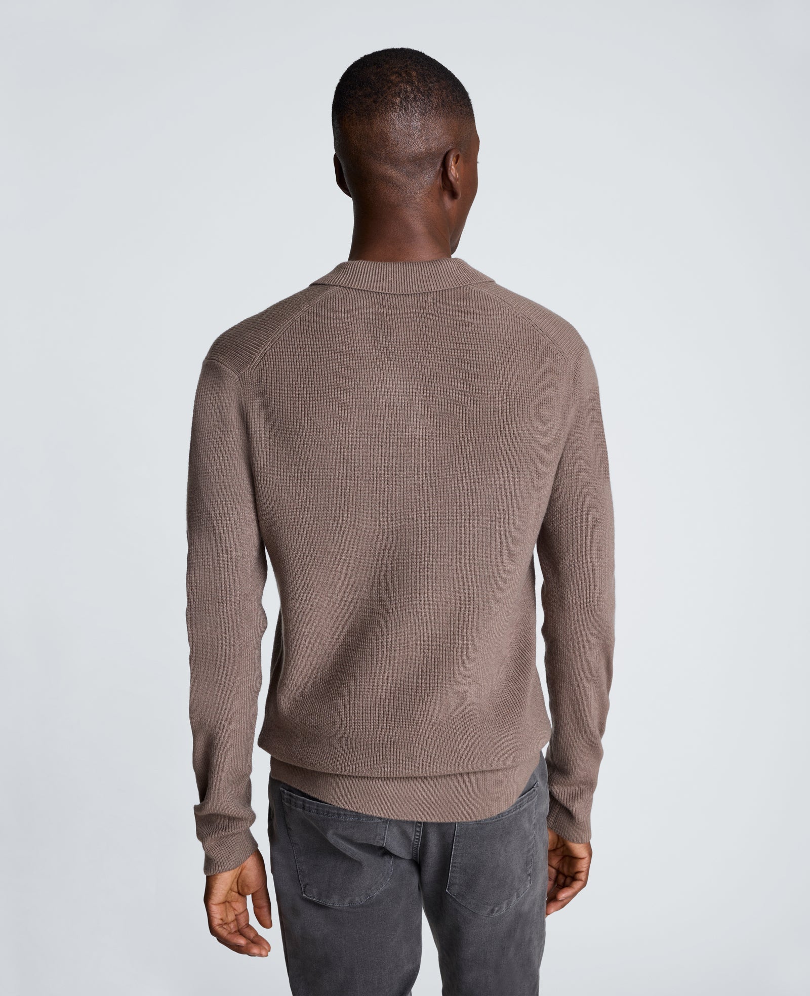 Long Sleeve Johnny Collar Polo