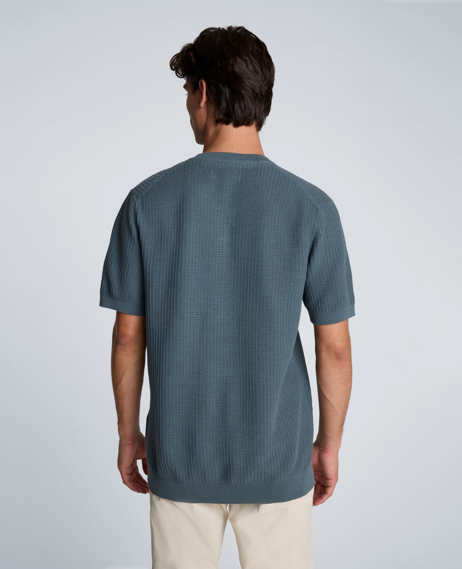 Johnny Collar Henley Sweater