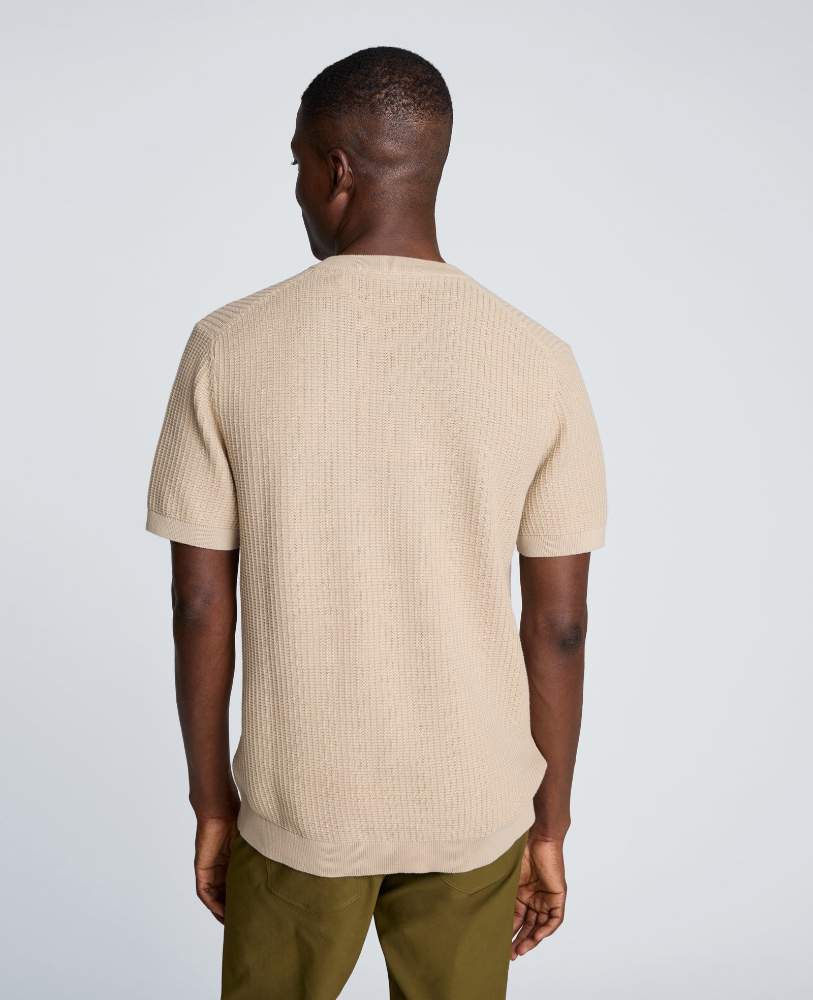 Johnny Collar Henley Sweater