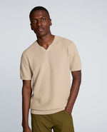 Johnny Collar Henley Sweater