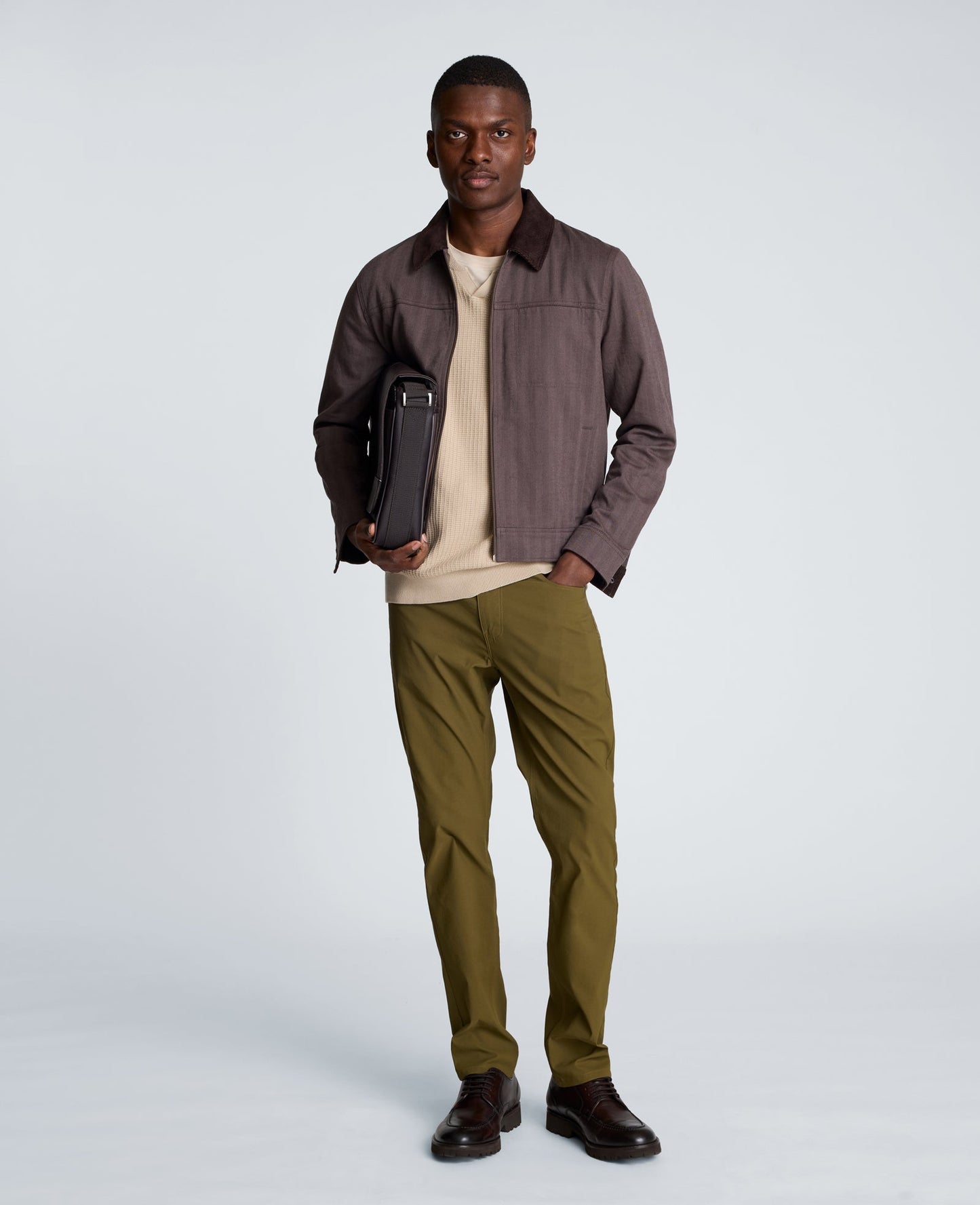 Johnny Collar Henley Sweater
