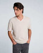 Johnny Collar Henley Sweater