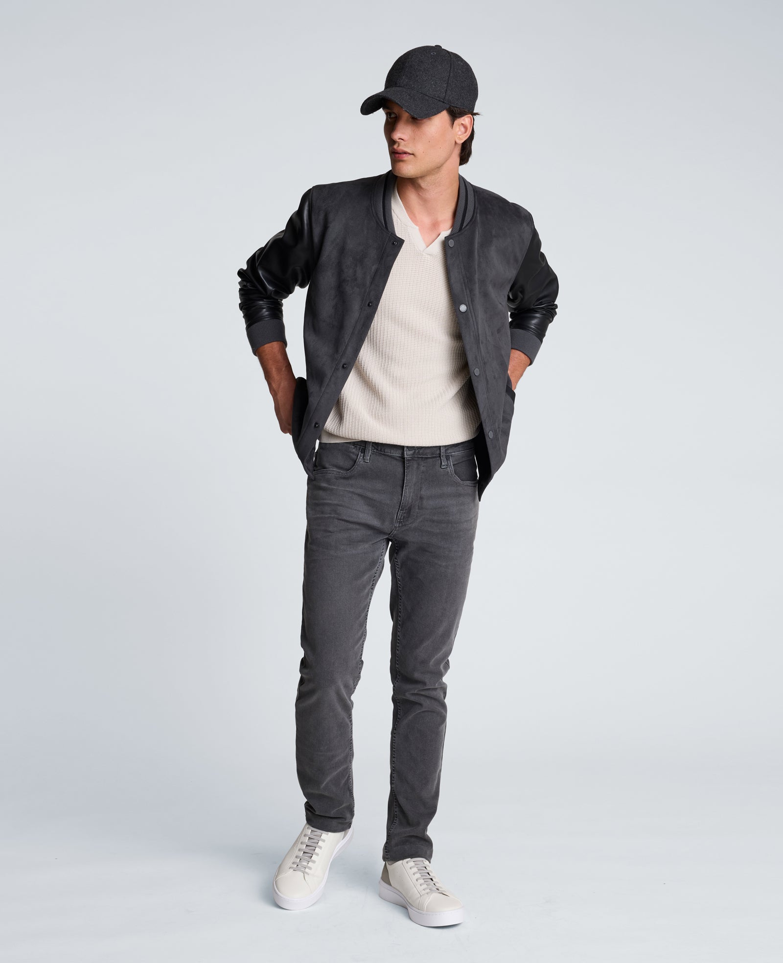 Johnny Collar Henley Sweater