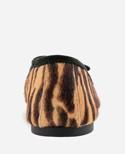 Carriah Calf Hair Bow Tie Ballet Flat