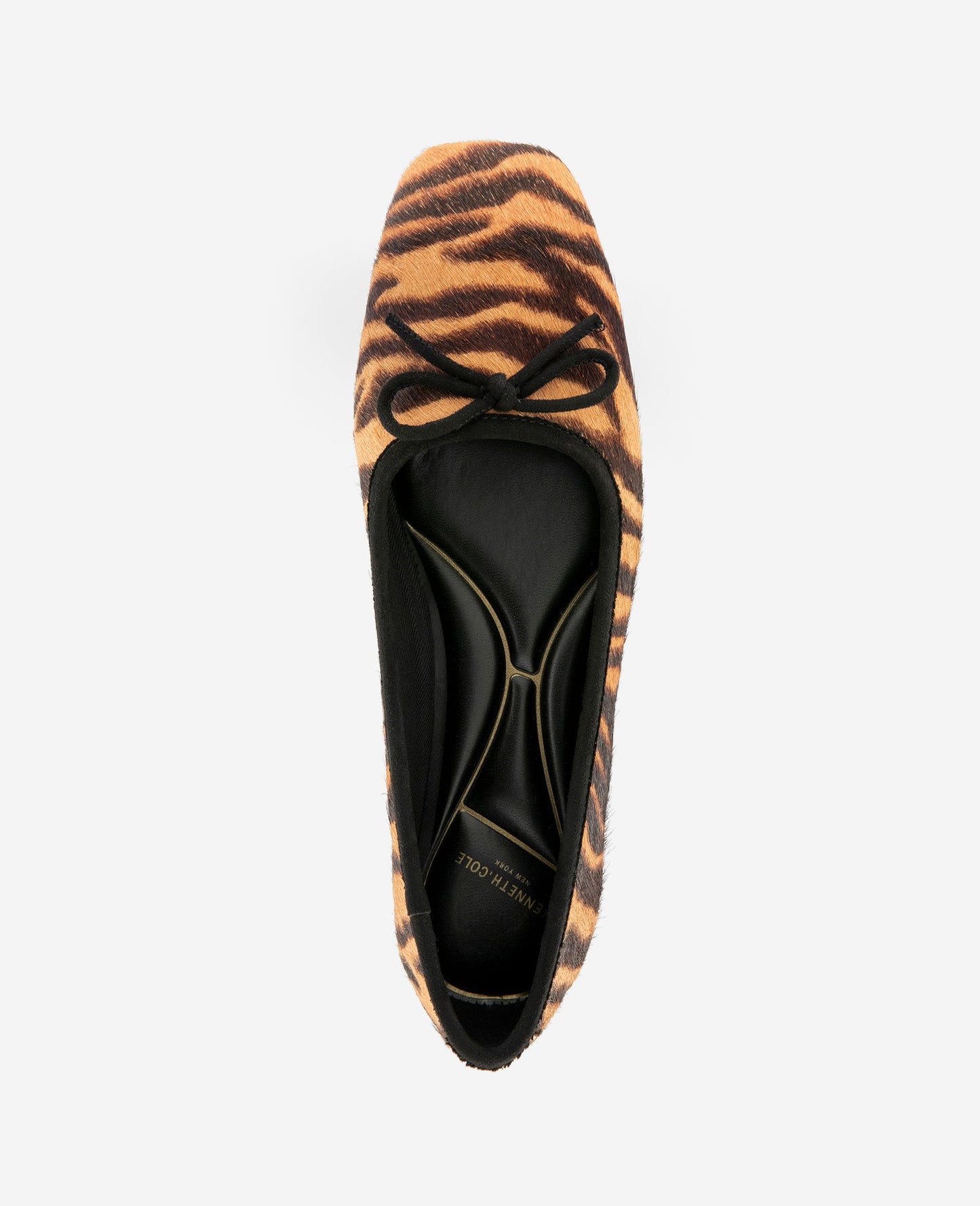 Carriah Calf Hair Bow Tie Ballet Flat