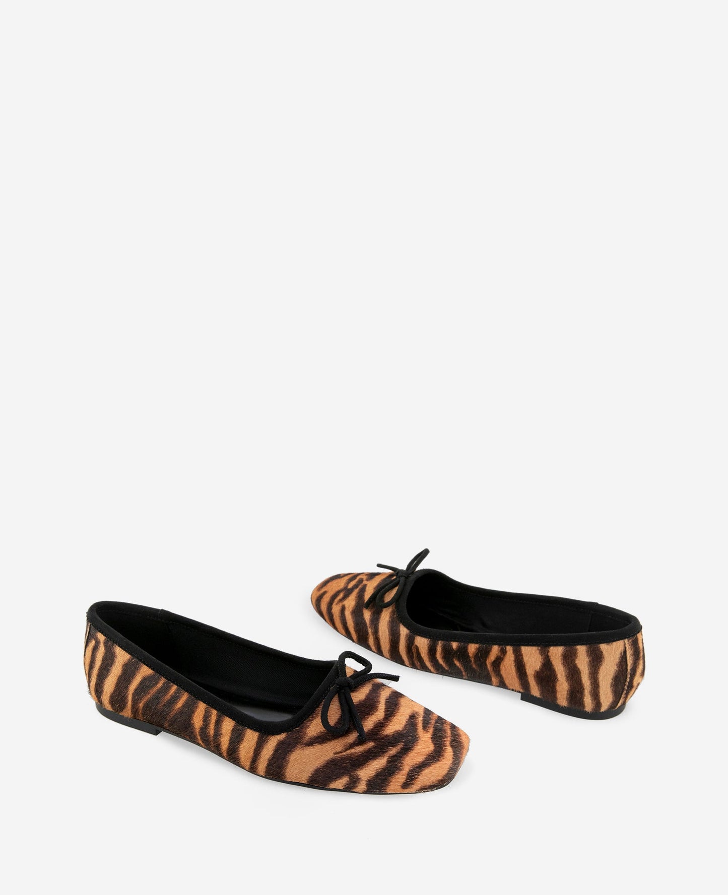 Carriah Calf Hair Bow Tie Ballet Flat